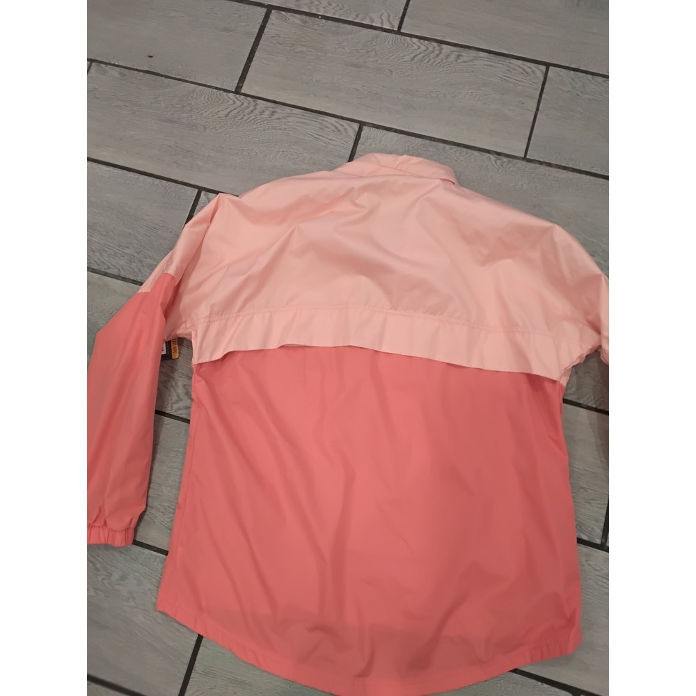 Lauren James Windbreaker Jacket Coral Reef Colorblock Half Zip 13082 Womens M - Picture 5 of 6